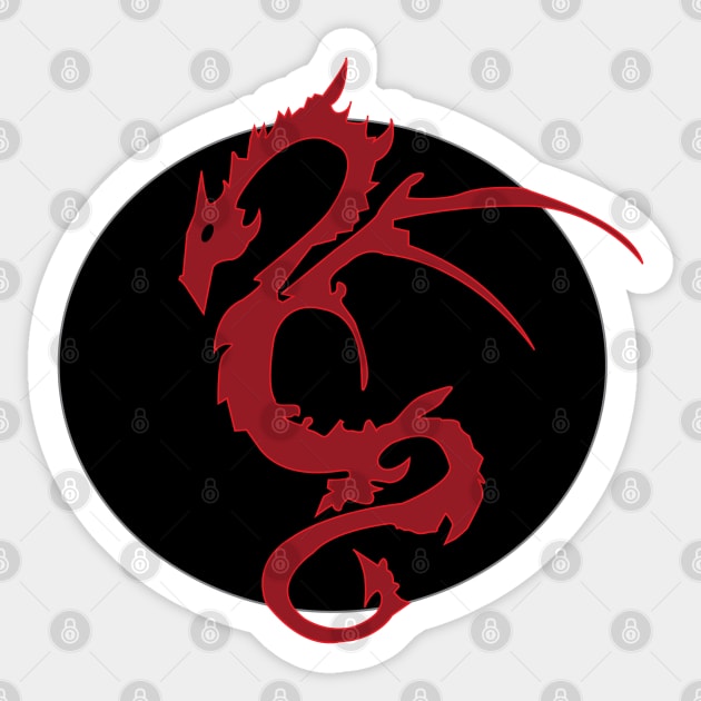 Dragon Sticker by DickinsonDesign
